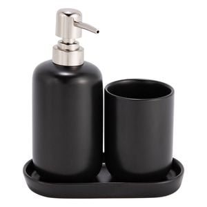 Astin Sinclair Matt Black Ellis Bathroom Accessory Set