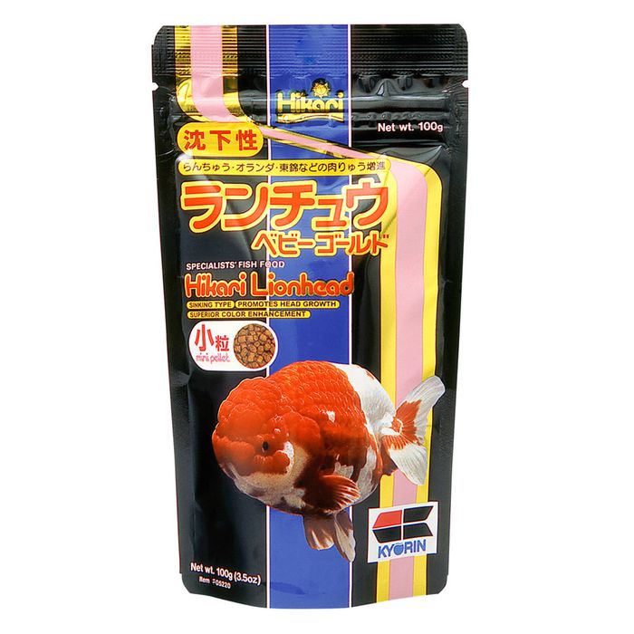 Hikari Lionhead Growth & Color Enhancing Fish Food - Mini350 gm