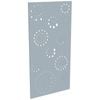 ProtectorAl 300-1200w x 1201-2400h Silver Matt/Gloss White Fireworks Unframed Composite Deco Panel