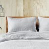 Doux 100% Linen Pillowcase Set 48cm x 74cm + 16cm - Grey
