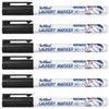6pc Artline 750 Laundry/linen/clothing/fabric Bullet Nib 0.7mm Line Marker Black