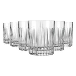 RCR Timeless Crystal Double Whisky Glasses - 360ml - Pack of 6