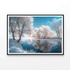 Infrared View of Pond and Trees  Print 100% Australian Made 120x90cm  (Poster)