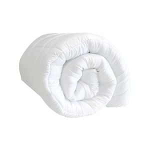 Ardor 300gsm Microfibre Quilt 165x210cm White W/ Cover