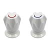 Shaw & Mason Ivory Six Point Basin Top Assembly - Pair