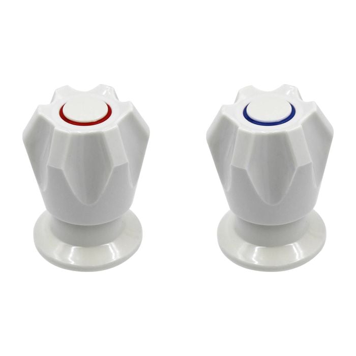 Shaw & Mason Ivory Six Point Basin Top Assembly - Pair