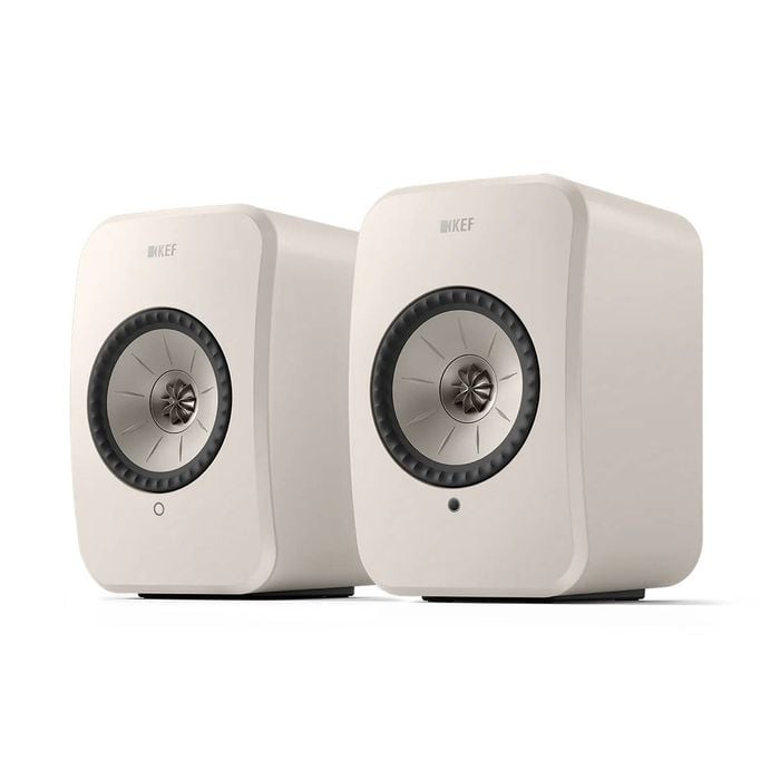 KEF LSX II LT Powered Hifi Speakers (Stone White)