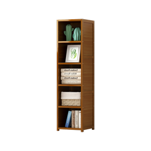 Bamboo Shelf Bookcase Display Storage Rack Stand