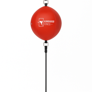 Kangaroo Fitness Boxing Floor To Ceiling boxing speed ball – Red