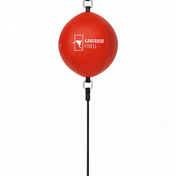 Kangaroo Fitness Boxing Floor To Ceiling boxing speed ball – Red