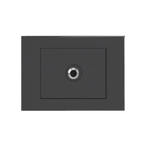 HPM VIVO 1 Gang TV Coaxial Outlet Only - Grey