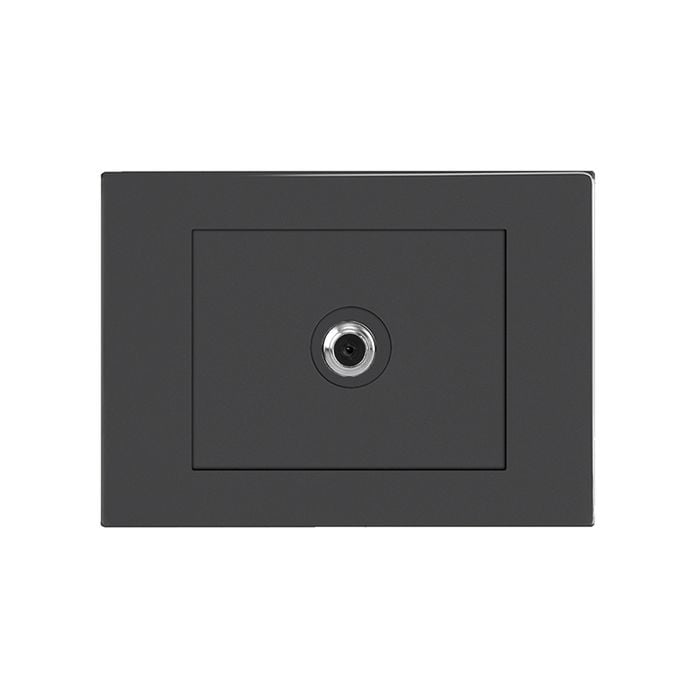 HPM VIVO 1 Gang TV Coaxial Outlet Only - Grey