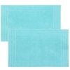 Combed Cotton Bath Mats Set Soft Absorbent Bathroom Mats Thick 900gsm No Lint