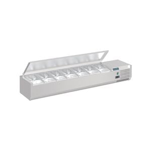 Polar G-series Countertop Prep Fridge With Lid 7x 1/4gn - Countertop Prep Fridges (fa855-a)