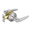 Delf Satin Chrome Pomona Privacy Lever Set