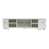 White TV Entertainment Cabinet Unit