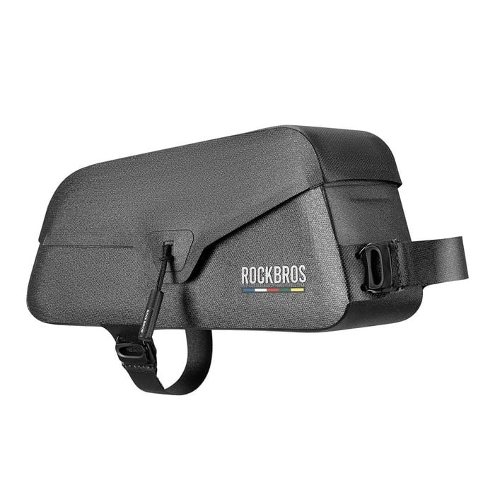 NNEOBA 0.9L Magnetic Suction Bicycle Waterproof Nylon Pipe Tube Bag Black