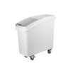 Caterax Ingredient Bin 102 Litre On Castors White 749x394x711mm