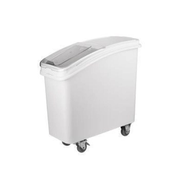 Caterax Ingredient Bin 102 Litre On Castors White 749x394x711mm