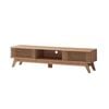 Clancy Entertainment Unit Modern TV Cabinet TV Stand 180cm 2 doors oak woodgrain