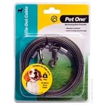 Tie Out Cable - 10 Meters - Dogs Up To 15kg (Pet One)