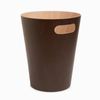 Desky Wooden Rubbish Bin - Walnut