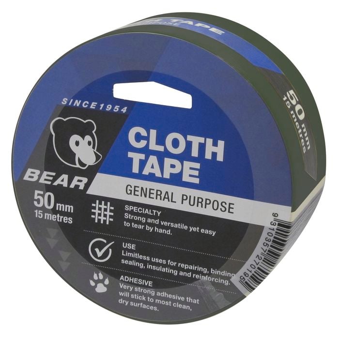 Norton Bear 50mm x 15m Green Cloth Tape