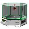 Oz Trampolines Summit Round 12 Ft. Above Ground Trampoline - Green