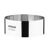 Vogue Mousse Ring Stainless Steel Round Cake Mould 35 X 90mm Commercial Kitchen Baking Tool