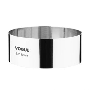 Vogue Mousse Ring Stainless Steel Round Cake Mould 35 X 90mm Commercial Kitchen Baking Tool