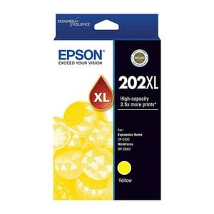 Epson Epson 202XL High Capacity Yellow Ink Cartridge Toner C13T02P492 Genuine Original