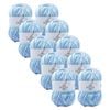 10x Malli 100g Blend Basic Poly/acrylic Baby Boy Multi Colour Knit Yarn
