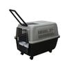 Yes4pets Large Plastic Kennels Pet Carrier Dog Cat Cage Crate With Handle And Wheel