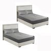 SOGA 2X Grey 153cm Wide Mattress Cover