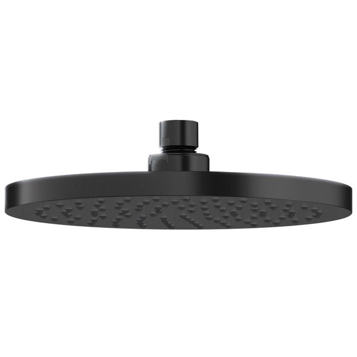 Methven 200mm Matte Black Krome Overhead Shower