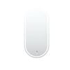 Attica 900 x 450mm Natural Oak Nobu LED Oval Shaving Cabinet with Powerpoint