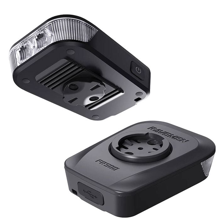 Gps-compatible Rechargeable Bike Headlight Black