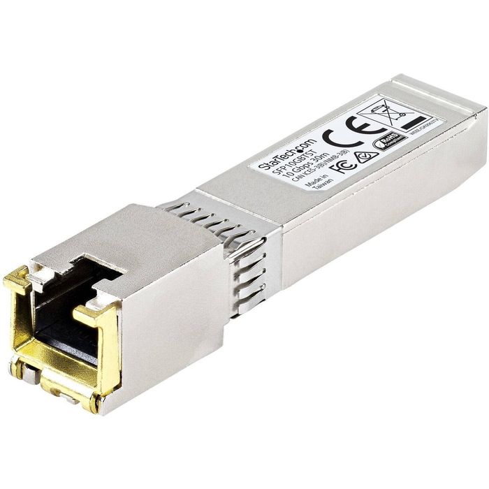 StarTech.com SFP+ - 1 x RJ-45 Duplex 10GBase-T Network LAN - For Data Networking - Twisted Pair10 Gigabit Ethernet