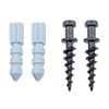 Everhang 30kg Black Heavy-Duty Picture Hanging Plasterboard Screw Set - 2 Pack