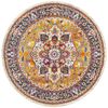 The Rug Connection Garden 207 Off White 150x150cm - Small Round Transitional Pet Friendly Indoor Rug
