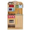 Teamson Kids - Little Chef Florence Classic Play Kitchen - Wood Grain