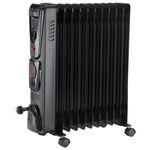 Arlec 2400W 11 Fin Oil Heater With 24 Hour Timer
