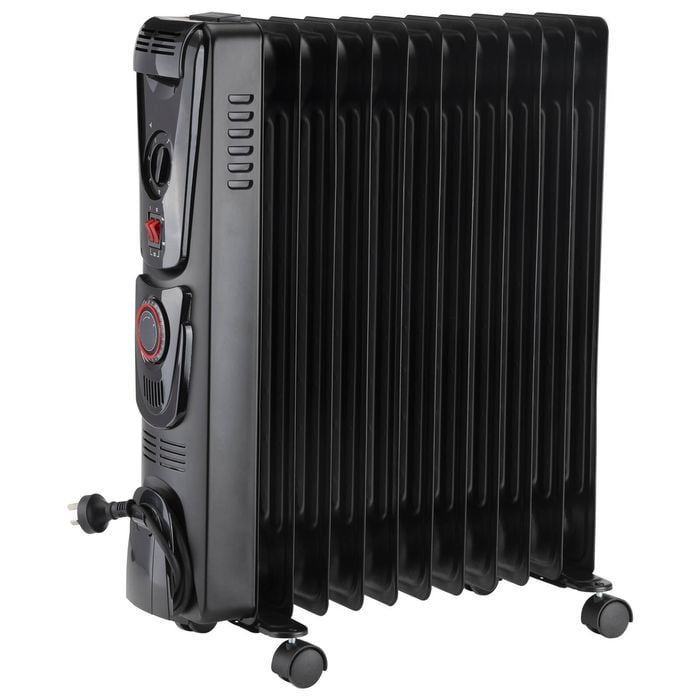 Arlec 2400W 11 Fin Oil Heater With 24 Hour Timer