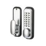 Sylvan Satin Chrome Plate Digital Mechanical Lock