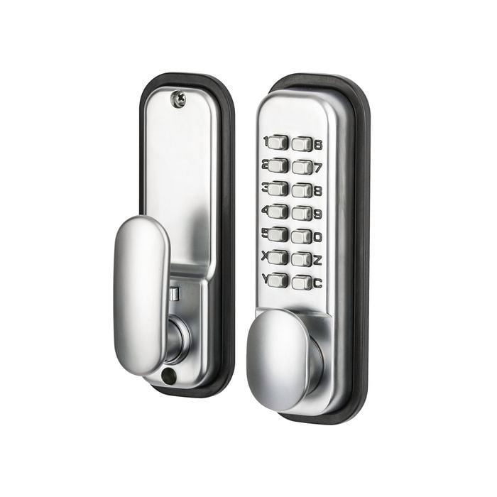 Sylvan Satin Chrome Plate Digital Mechanical Lock