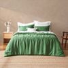Natural Home Vintage Washed Hemp Linen Quilt Cover Set Eden - King Bed