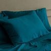 Bedding Co. 2pc 350TC Organic Bamboo Pillow Case Set Emerald Green European