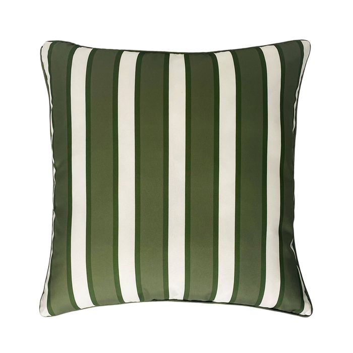 Marquee 45cm Green Pinstripe Outdoor Cushion
