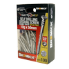 Bremick Ultrafast 10g x 50mm Stainless Steel 316 T20 Truss Head -100 Pack 