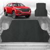 6D Diamond Ute Tub Mat for Holden Colorado Ute Dual Cab VE VF 2012-2016 (with spray on liner or no liner)-Black-Outback GT